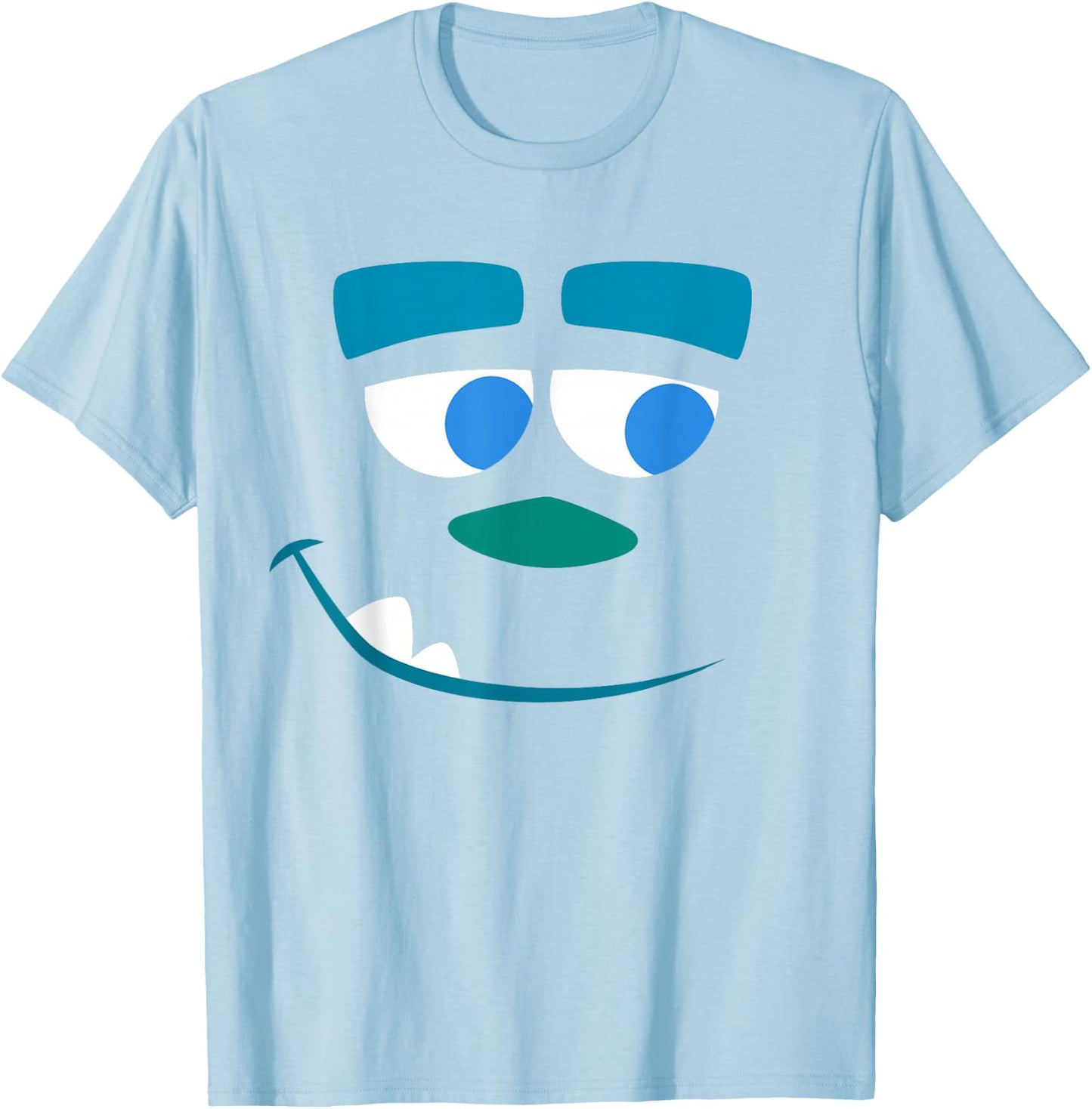 Disney PIXAR Monsters, Inc. Big Face Sulley Costume T-Shirt - T-Shirt | Light Blue
