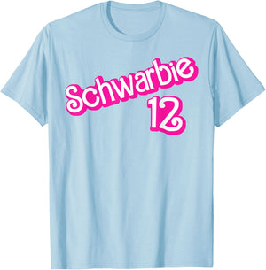 Schwarbie 12 Pink T-Shirt - T-Shirt | Light Blue