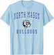 North Mason High School Bulldogs T-Shirt - T-Shirt | Light Blue