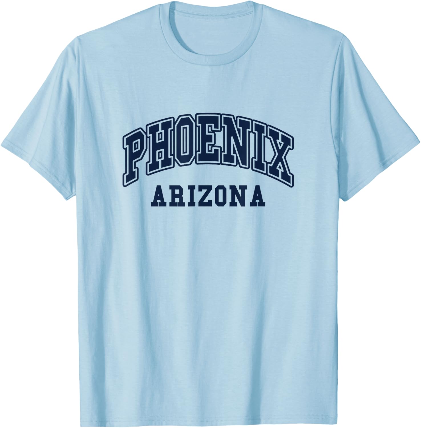 Phoenix - Arizona - Throwback Design - Classic T-Shirt - T-Shirt | Light Blue