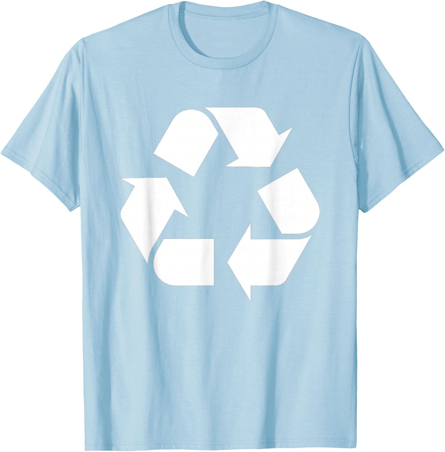 Recycling Logo Recycle Symbol Earth Day Boys Girls Men Women T-Shirt - T-Shirt | Light Blue