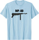 MP-40 MP40 WW2 Military History Gifts T-Shirt - T-Shirt | Light Blue