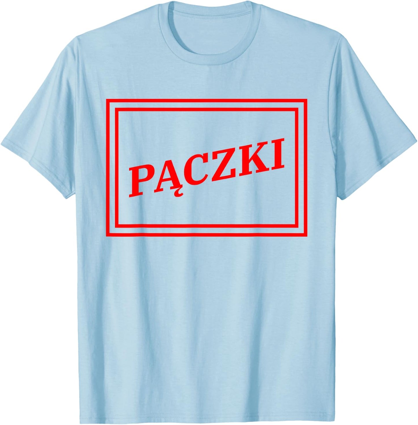 Funny Paczki Day Polish Donut Lover Gift Fat Tuesday Meme T-Shirt - T-Shirt | Light Blue