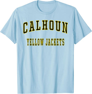 Calhoun High School Yellow Jackets T-Shirt - T-Shirt | Light Blue