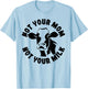 Vegan Not Your Mom Not Your Milk Cow Gift Plant Based Food T-Shirt - T-Shirt | Light Blue