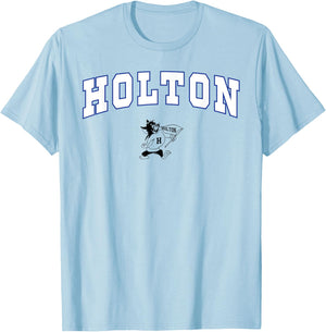 Holton High School Wildcats T-Shirt - T-Shirt | Light Blue
