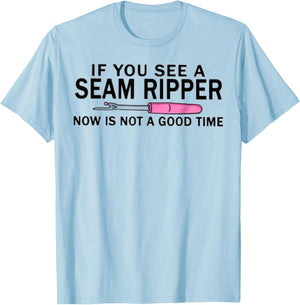 Funny Quilting Quilter Seamstress Fabric Sewing T-Shirt - T-Shirt | Light Blue