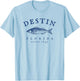 Destin Florida Vacation Fishing T-Shirt - T-Shirt | Light Blue