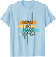 I Can Do Hard Things Inspirational Quote T-Shirt - T-Shirt | Light Blue