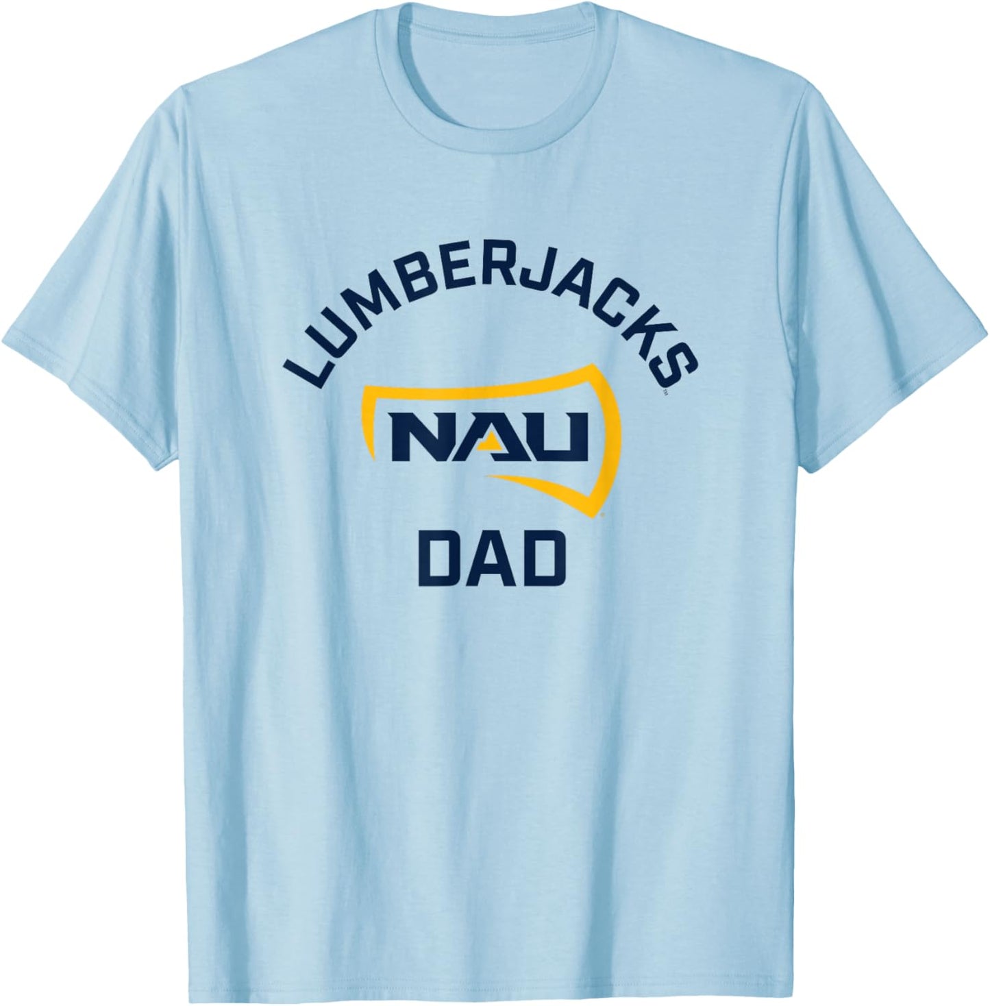 Northern Arizona NAU Lumberjacks Arched Dad T-Shirt - T-Shirt | Light Blue