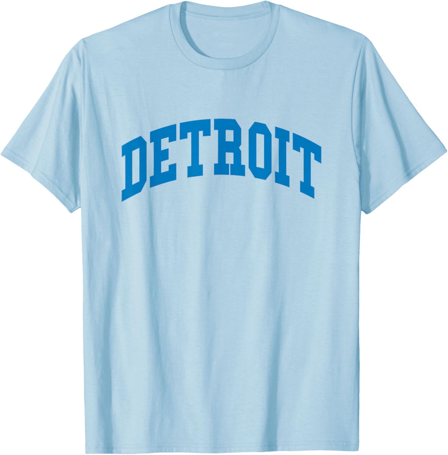 DETROIT - Throwback Design - Classic T-Shirt - T-Shirt | Light Blue