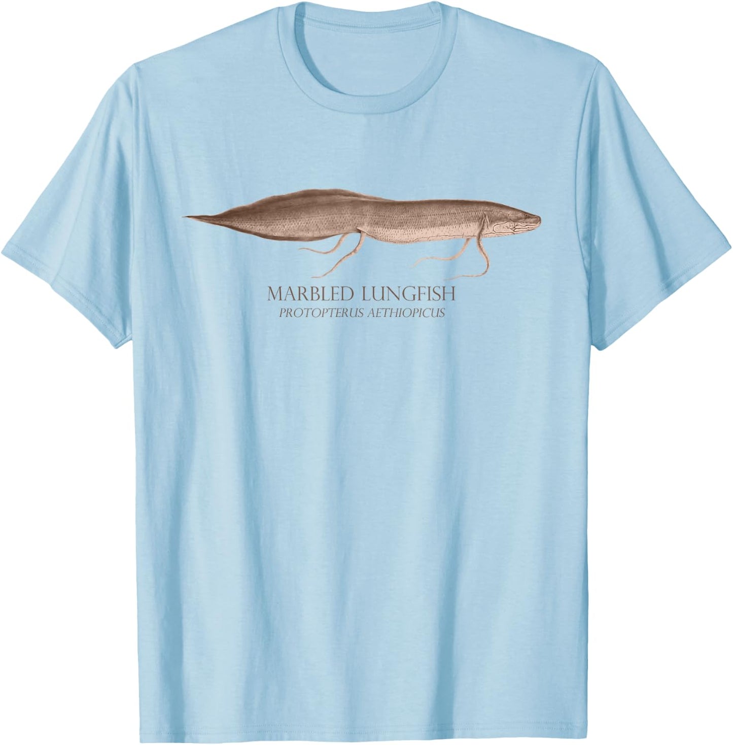 Lungfish Aquarium Fish Keeper Protopterus Aquarist Fish Gift T-Shirt - T-Shirt | Light Blue