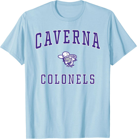 Caverna High School Colonels T-Shirt - T-Shirt | Light Blue