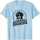 Aussiedoodle Dog Grandpa Grand Paw Dog Lover Gifts Men Dad T-Shirt - T-Shirt | Light Blue