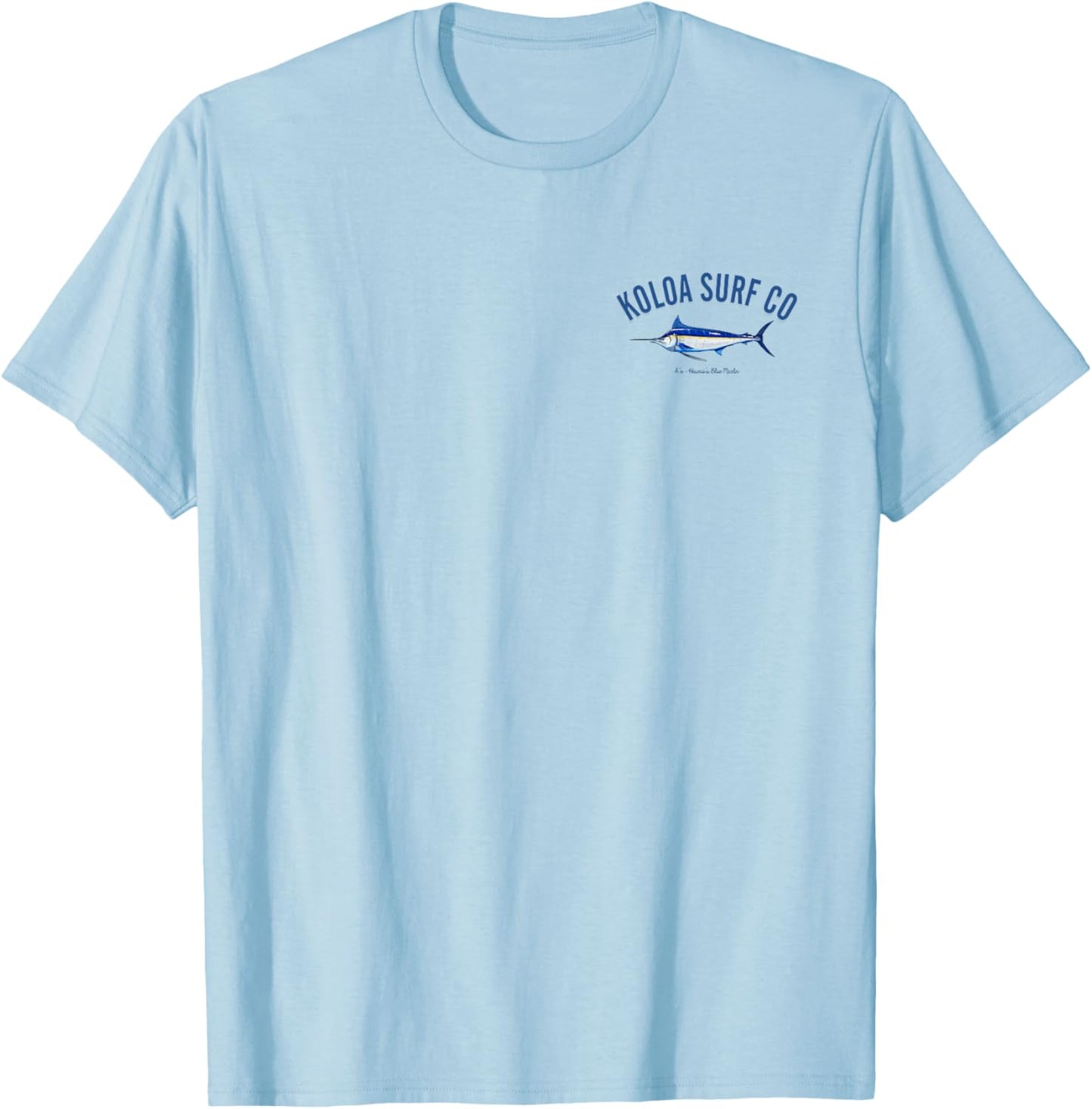 Koloa Surf Blue Marlin Logo Graphic T-Shirt - T-Shirt | Light Blue