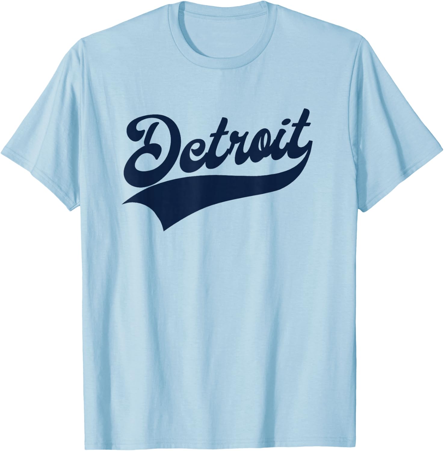 Detroit - Athletic Throwback Design - Classic T-Shirt - T-Shirt | Light Blue