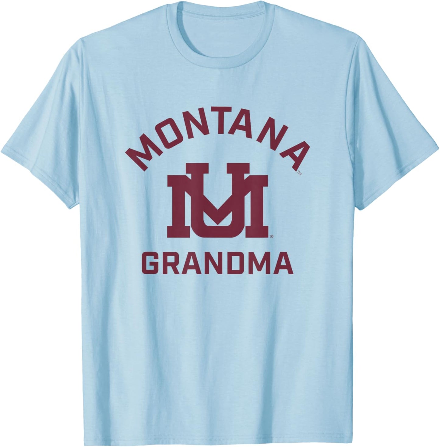 University of Montana Grizzlies Arched Grandma T-Shirt - T-Shirt | Light Blue