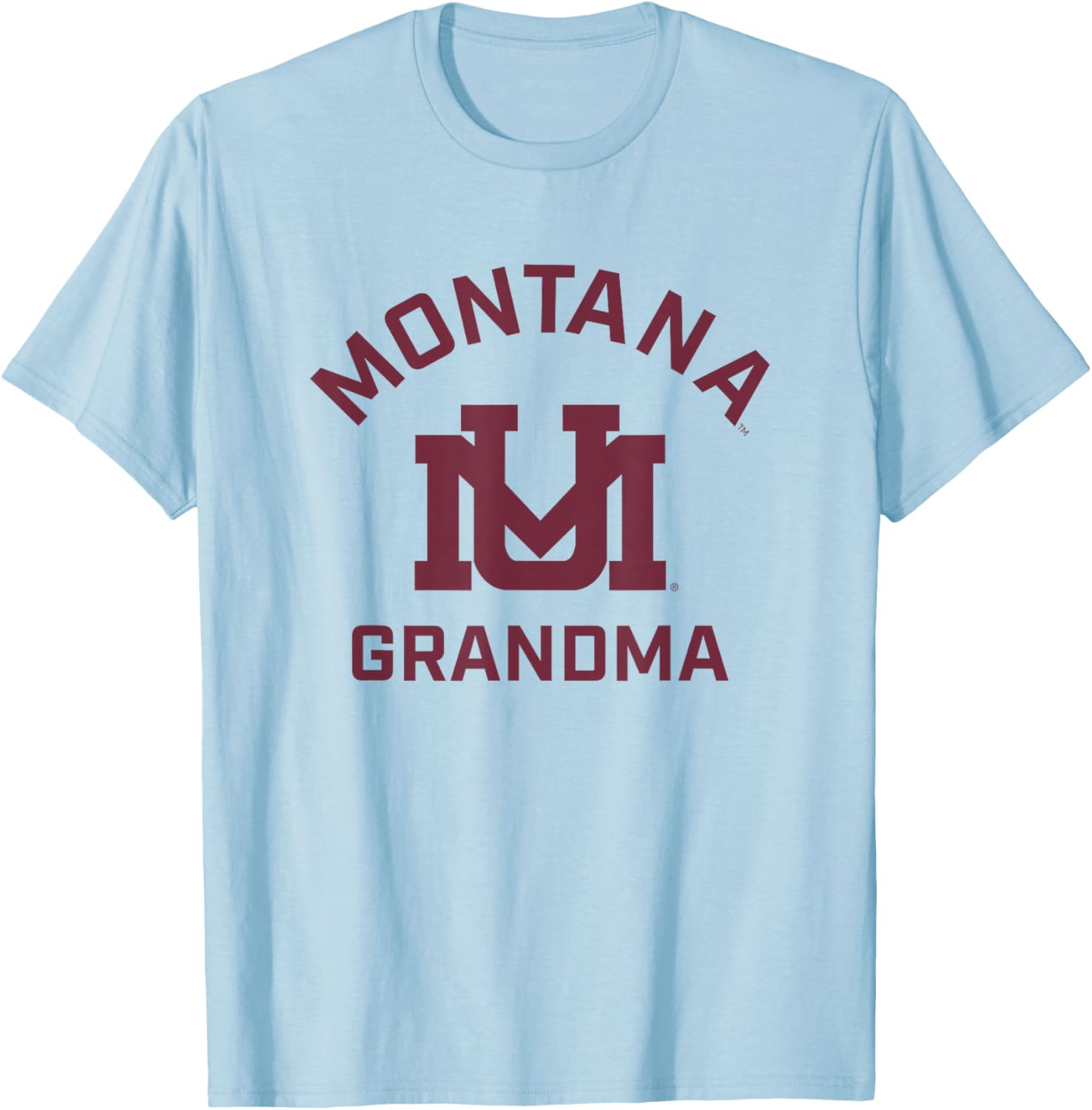University of Montana Grizzlies Arched Grandma T-Shirt - T-Shirt | Light Blue