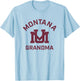 University of Montana Grizzlies Arched Grandma T-Shirt - T-Shirt | Light Blue