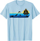 Beautiful Sunrise Sailboat - Sailing T-Shirt - T-Shirt | Light Blue