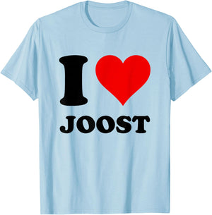 I Love Joost T-Shirt - T-Shirt | Light Blue