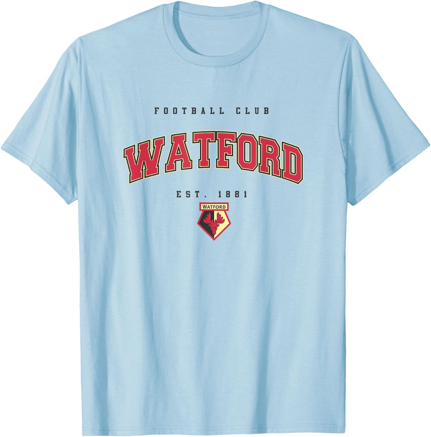 Watford Football Club Est. 1881 T-Shirt - T-Shirt | Light Blue