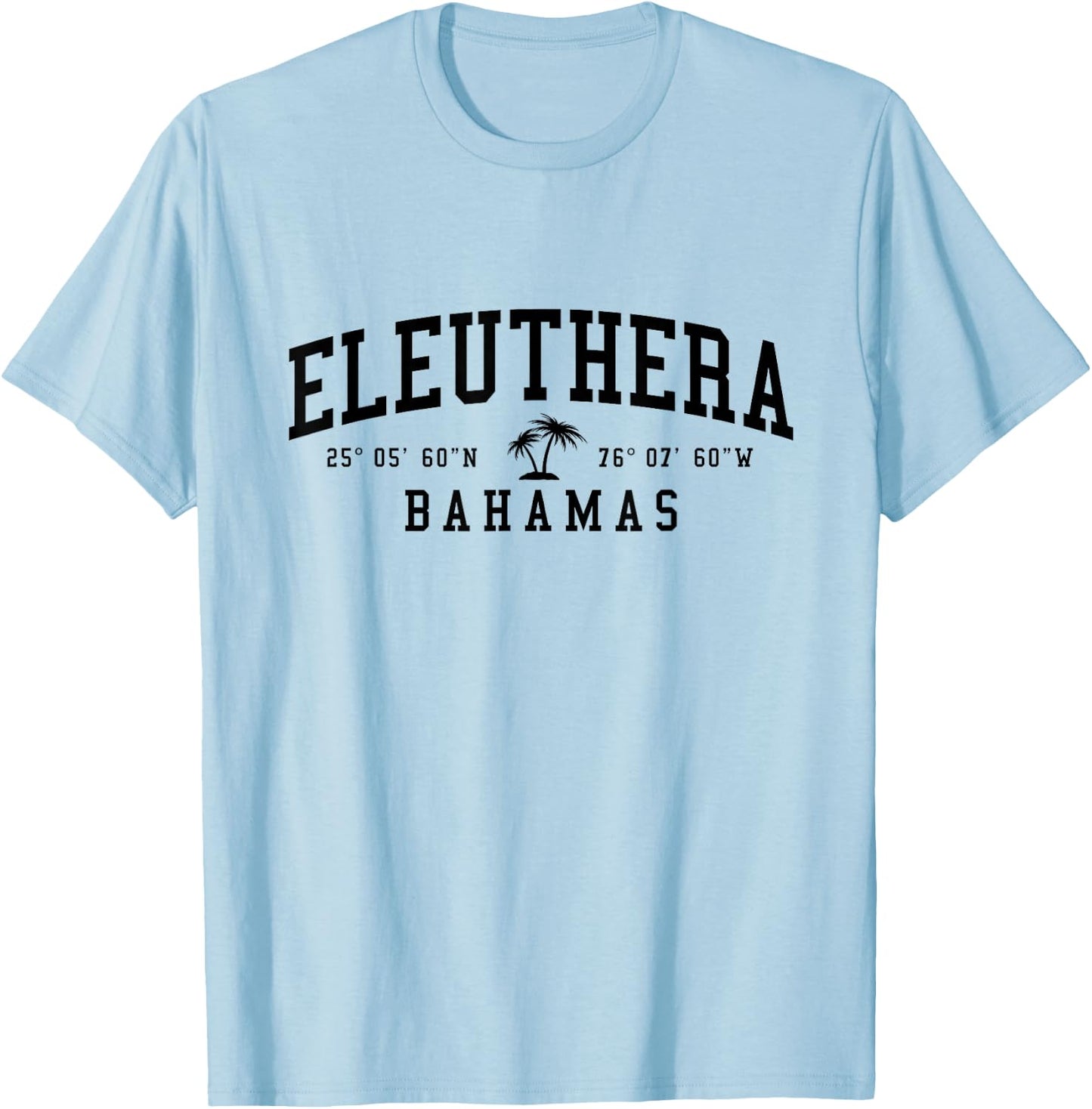 Eleuthera Bahamas T-Shirt - T-Shirt | Light Blue