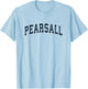 Pearsall Texas TX Vintage Sports Design Navy Design T-Shirt - T-Shirt | Light Blue