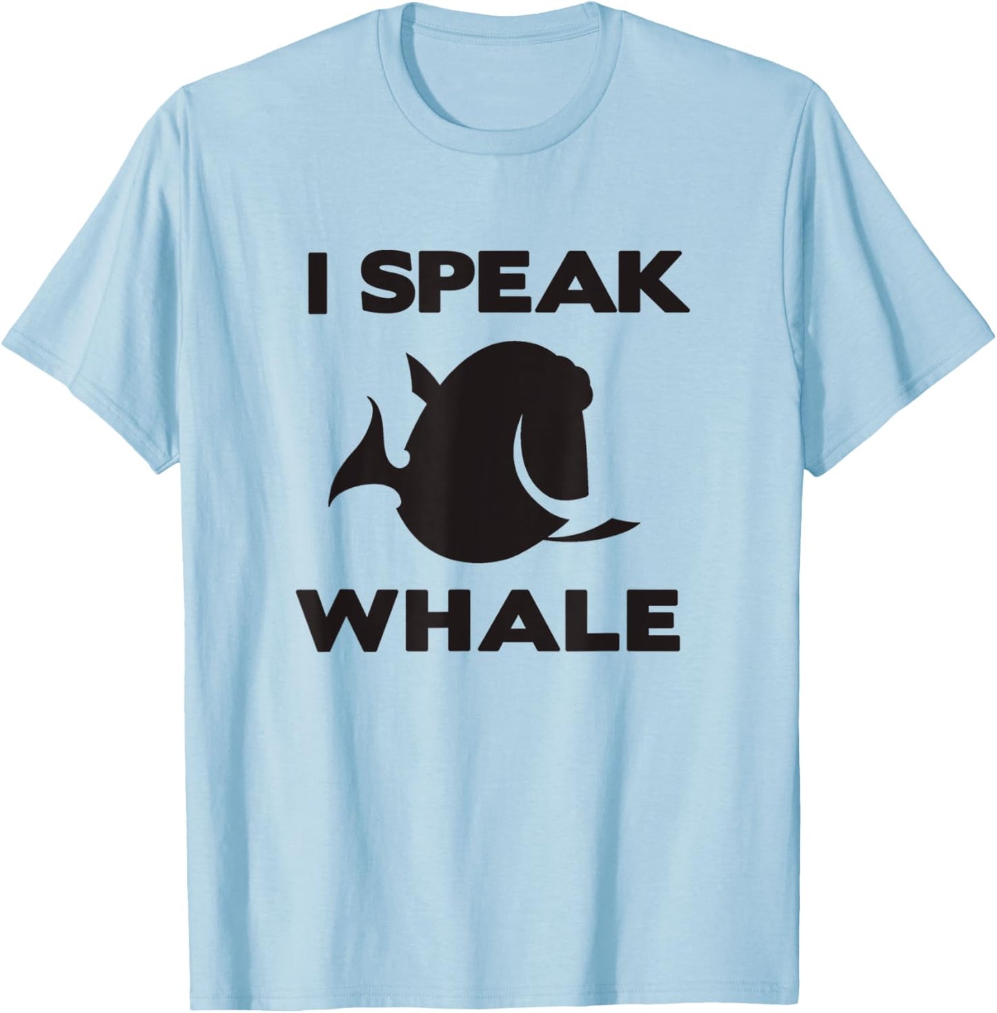 Disney Pixar Finding Nemo Dory I Speak Whale Distressed Logo T-Shirt - T-Shirt | Light Blue