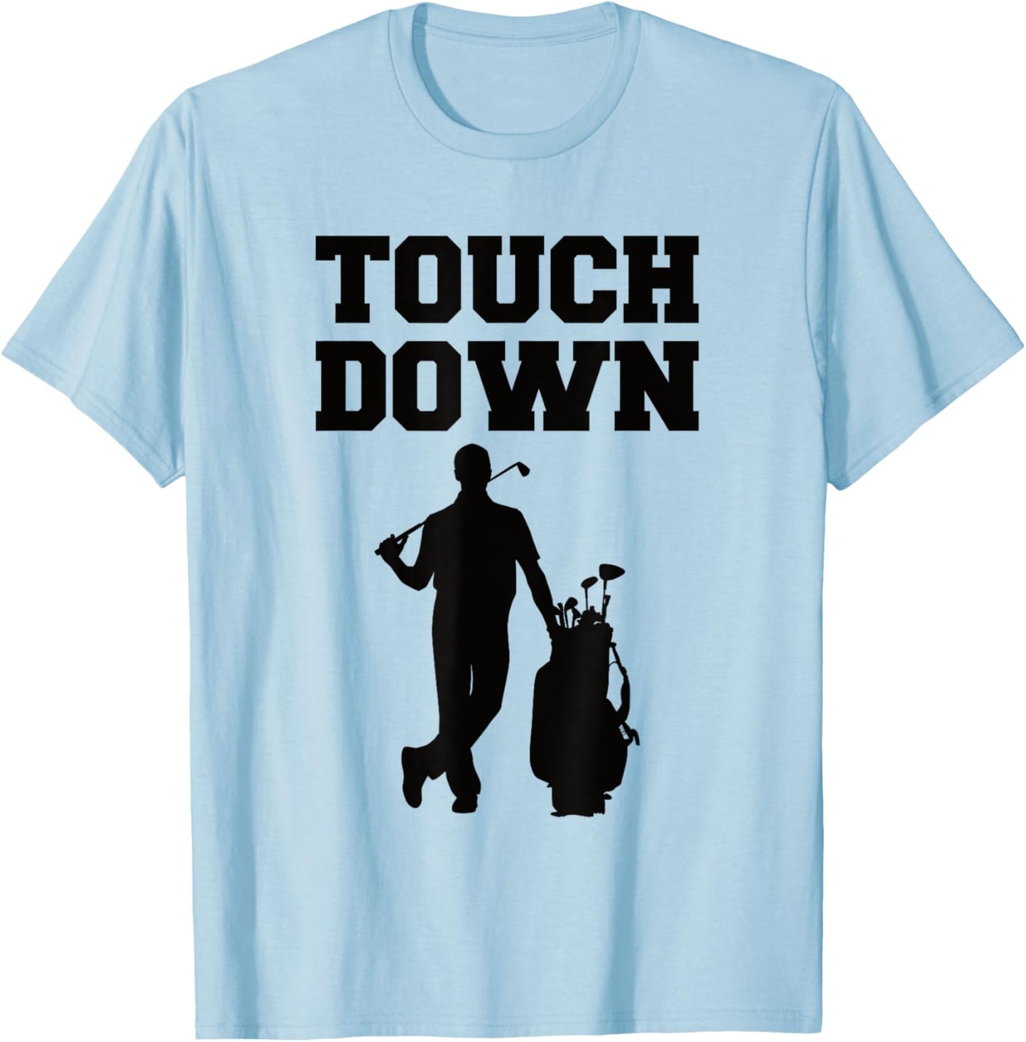 Touchdown Golf Football Funny Mix Up Sports Golf Player Men T-Shirt - T-Shirt | Light Blue