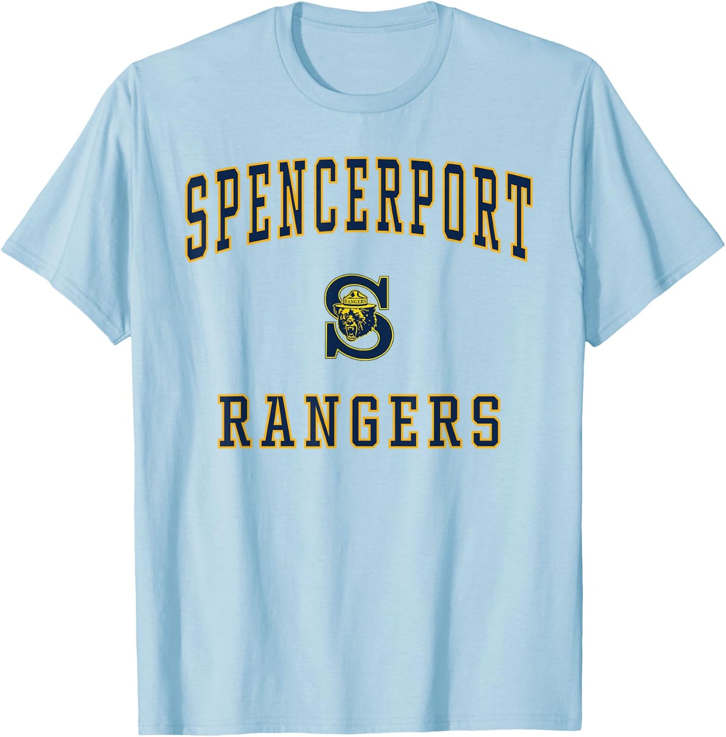 Spencerport High School Rangers T-Shirt - T-Shirt | Light Blue