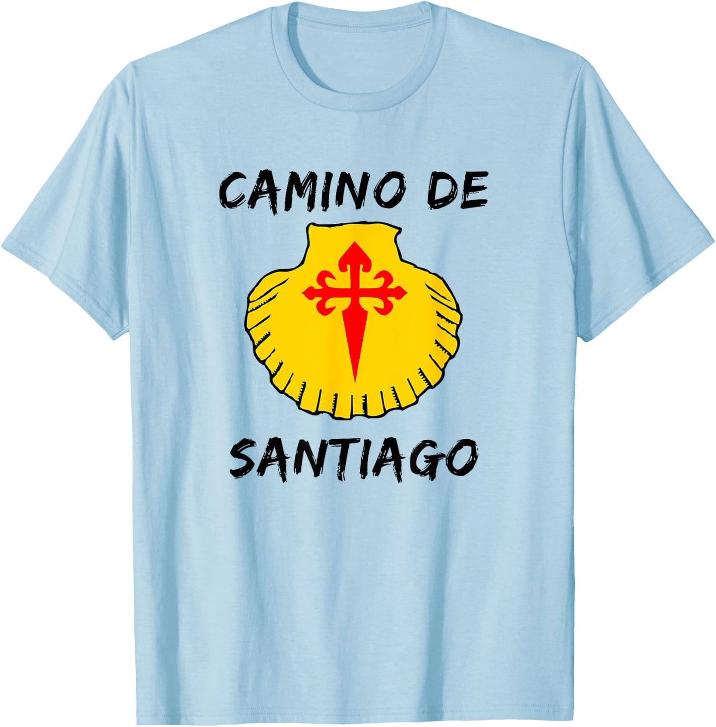 Camino de Santiago Compostela Spain Funny St James Way Gift T-Shirt - T-Shirt | Light Blue