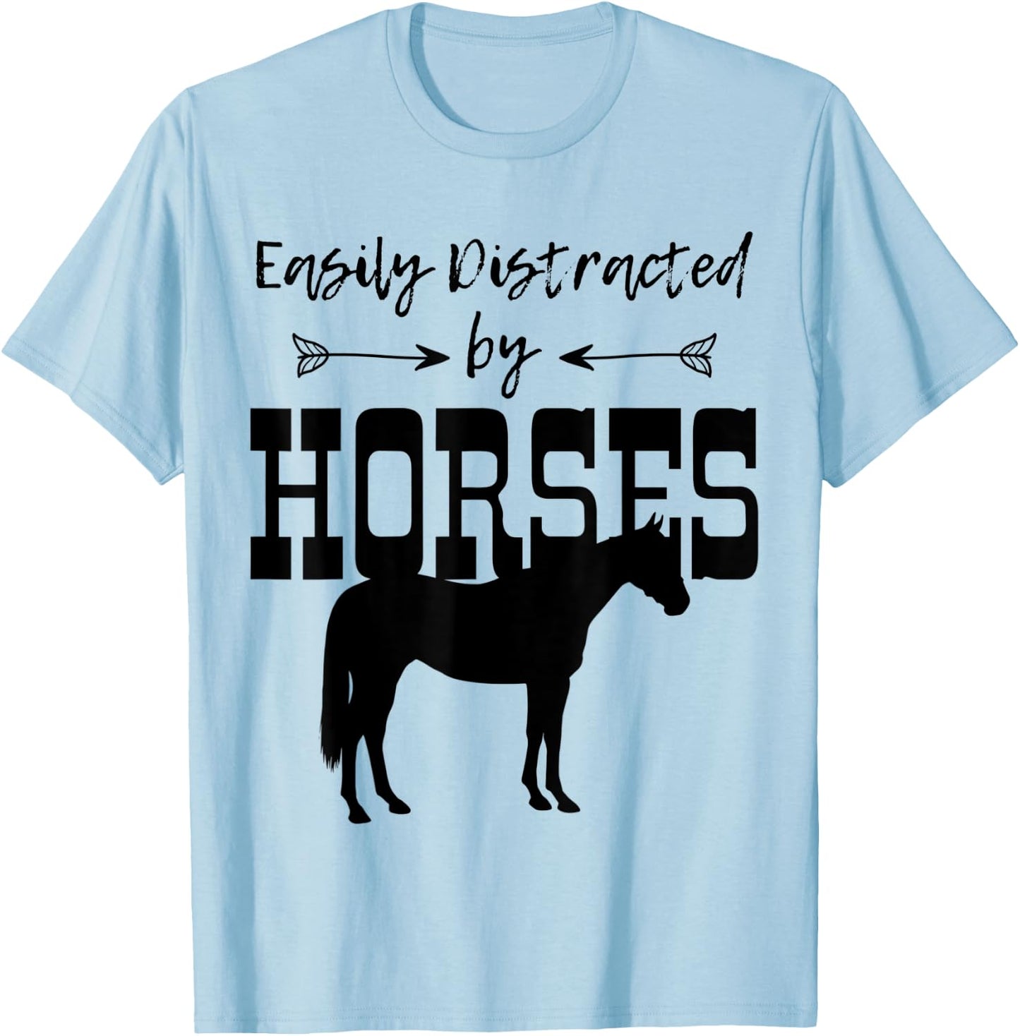 Horse Girl T-Shirt - T-Shirt | Light Blue