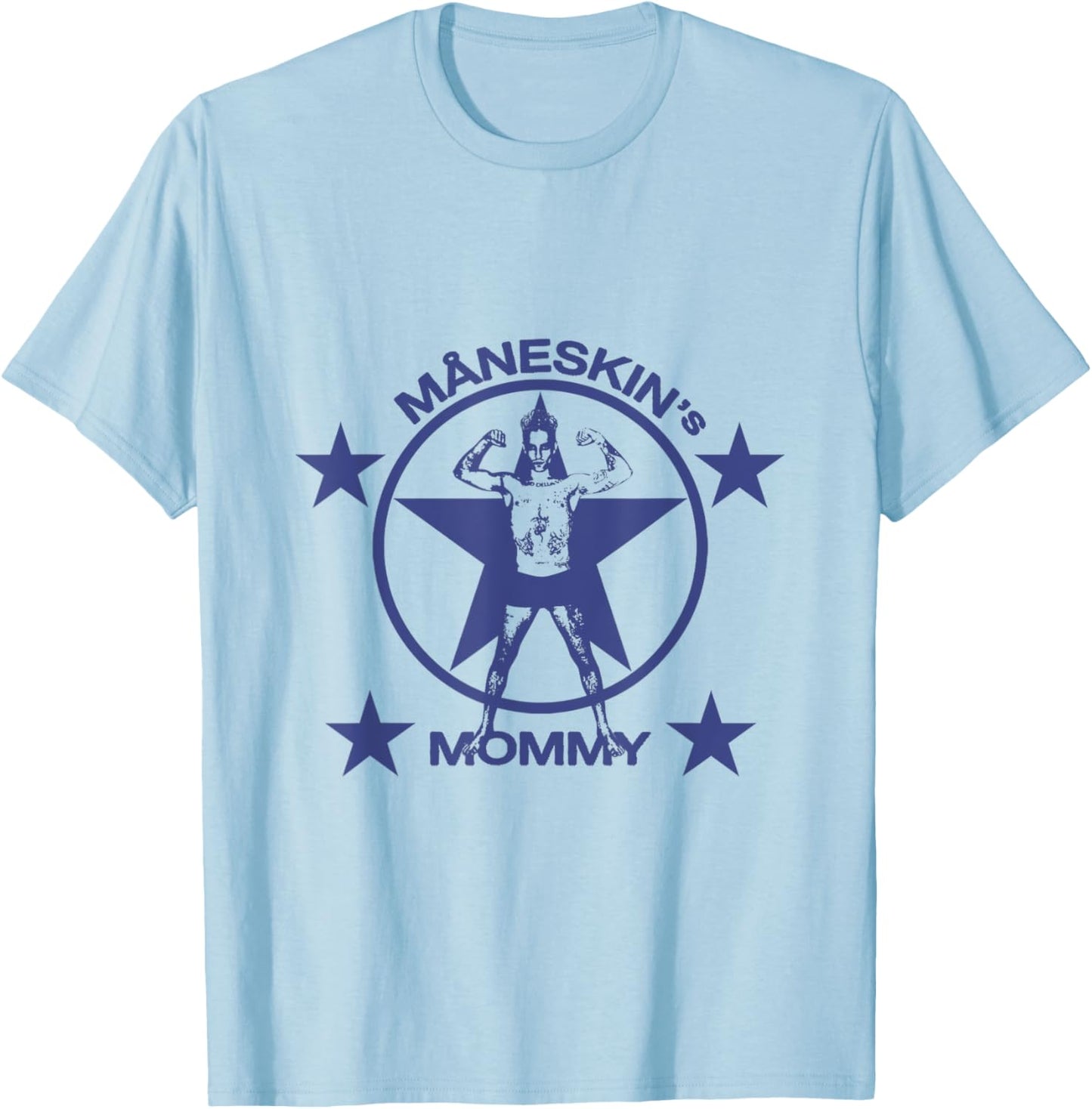 Måneskin Mommy T-Shirt - T-Shirt | Light Blue