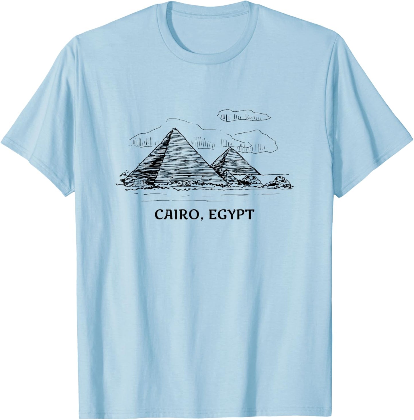 Cairo Egypt Summer Travel Women Girls Kids T-Shirt - T-Shirt | Light Blue