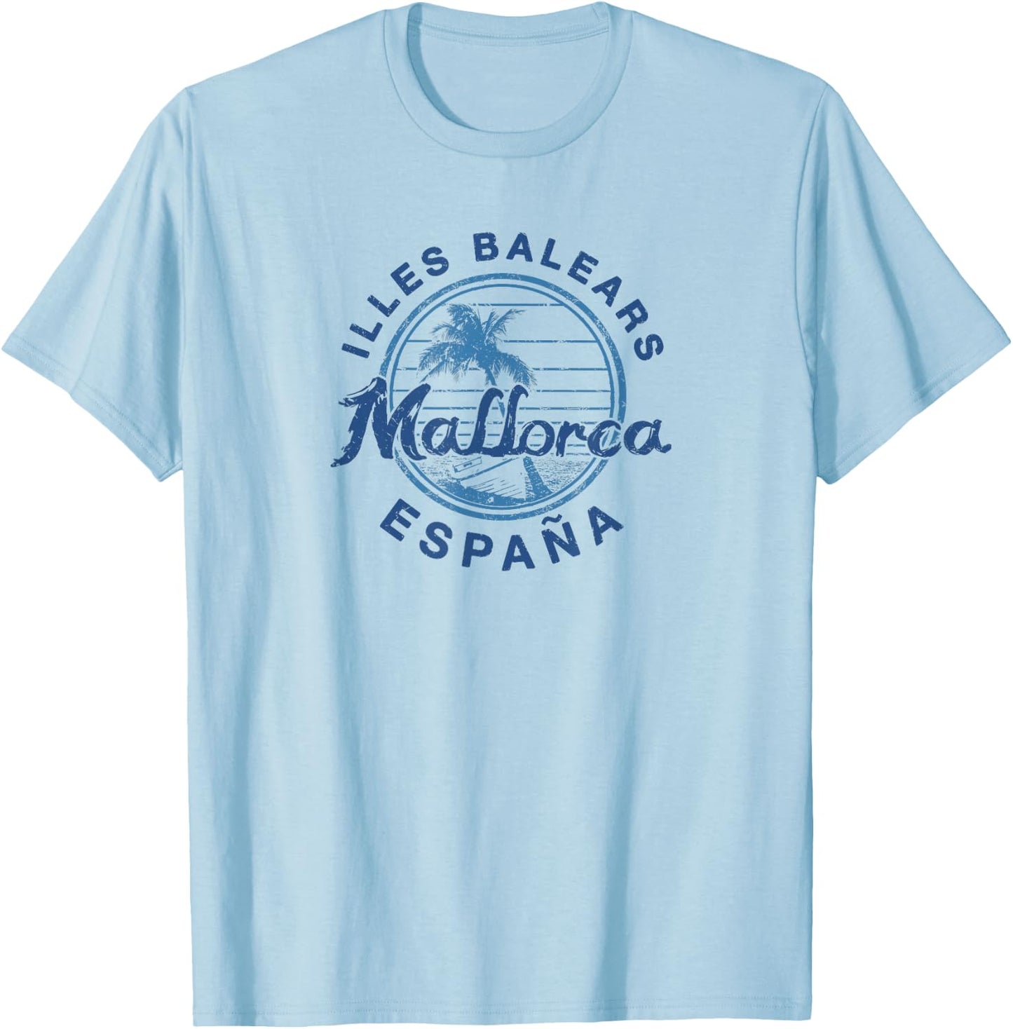 Spain Mallorca Espana Majorca T-Shirt - T-Shirt | Light Blue