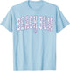 Beach Bum Ocean Checkerboard Coastal Summer Beachy Babe T-Shirt - T-Shirt | Light Blue