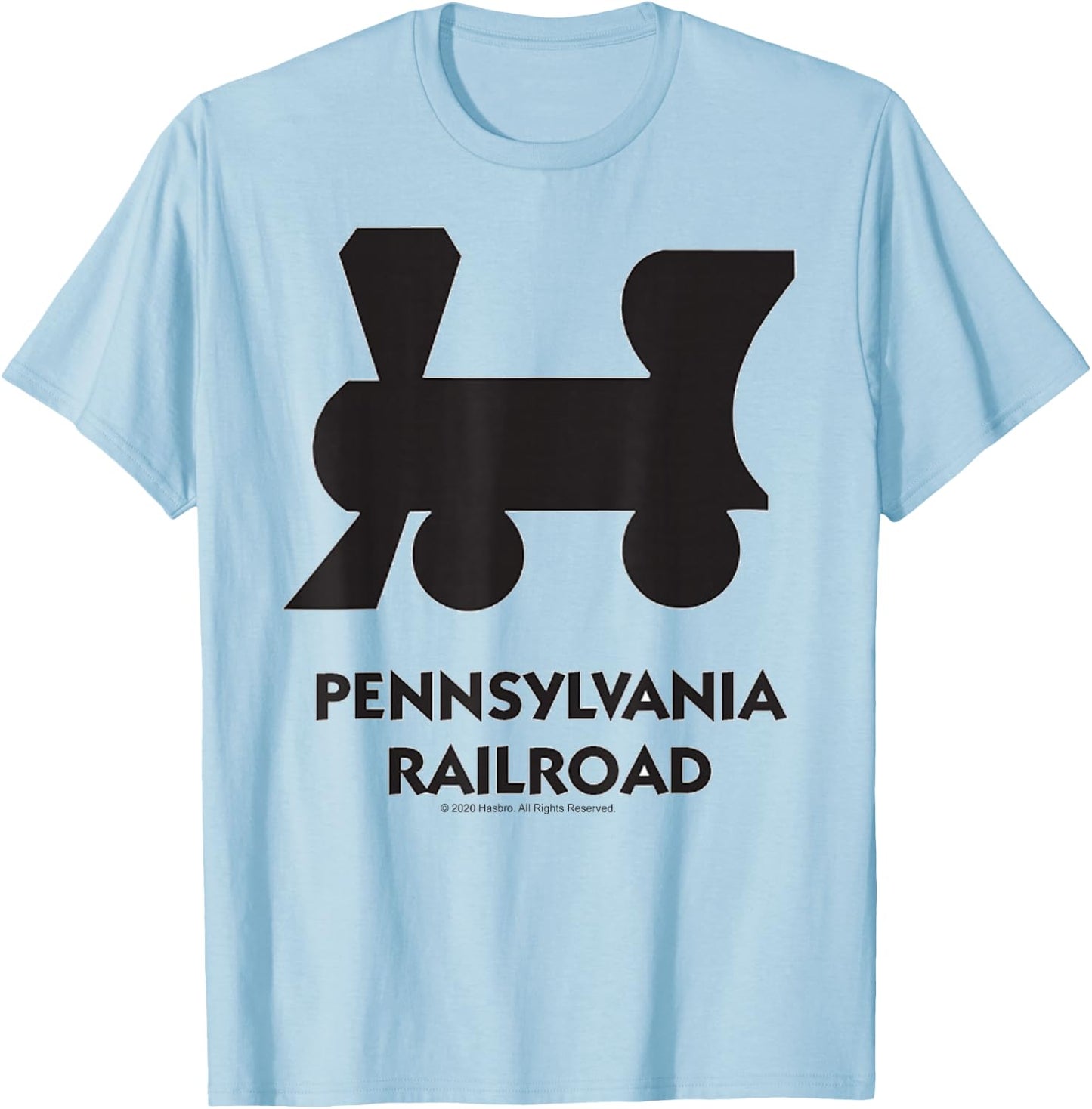 Monopoly Pennsylvania Railroad T-Shirt - T-Shirt | Light Blue
