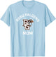 Bowling Green BGSU Falcons Arched Mom T-Shirt - T-Shirt | Light Blue