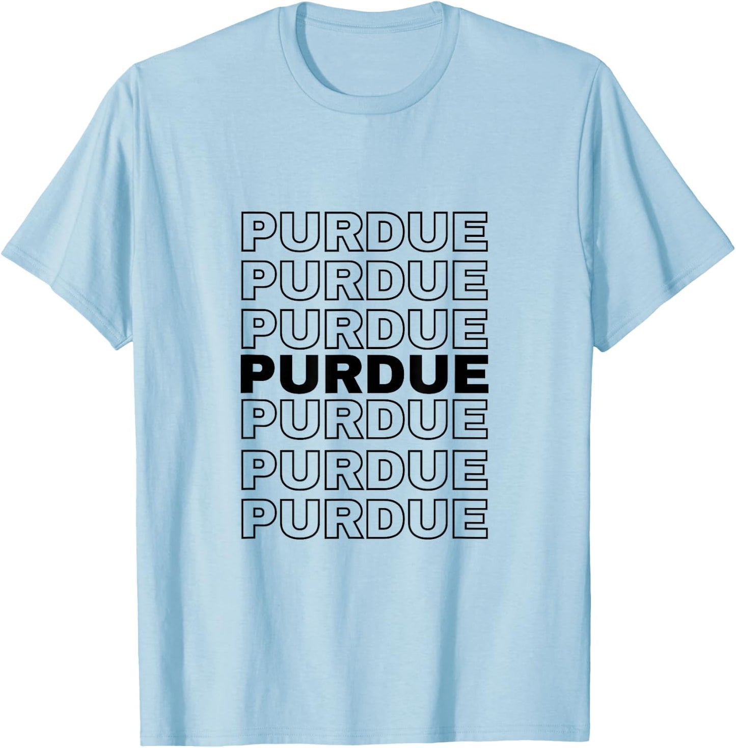 PURDUE Proud Family Retro Reunion Last Name Surname T-Shirt - T-Shirt | Light Blue