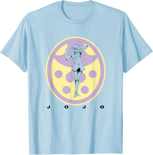 JoJo's Bizarre Adventure Pastel Giorno Anime T-Shirt - T-Shirt | Light Blue