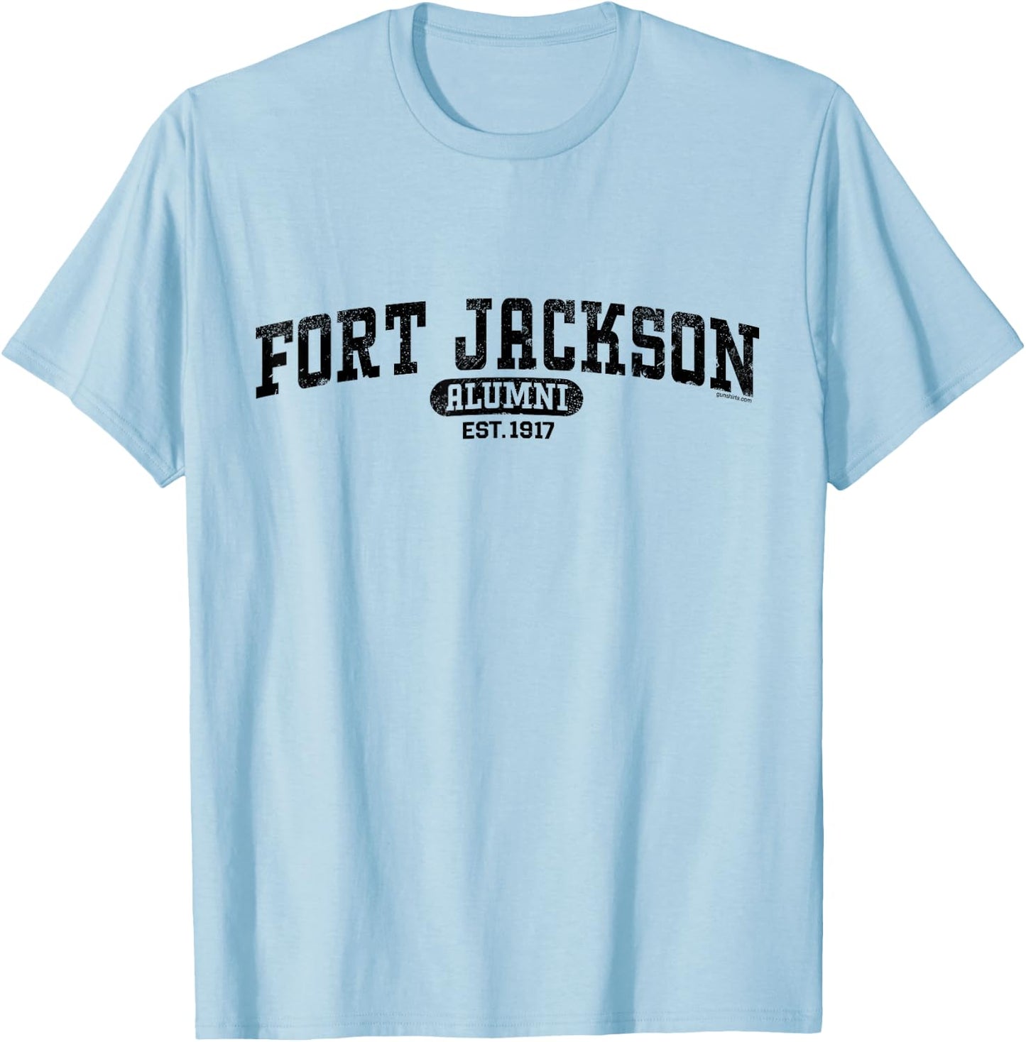 Fort Jackson Alumni (Retro) - South Carolina T-Shirt - T-Shirt | Light Blue