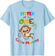 Sister ONE Little Monkey Jungle Theme 1st Birthday T-Shirt - T-Shirt | Light Blue