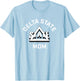 Delta State University Statesmen Arched Mom T-Shirt - T-Shirt | Light Blue
