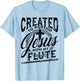 Created To Worship Jesus With My Flute Player Love Music T-Shirt - T-Shirt | Light Blue