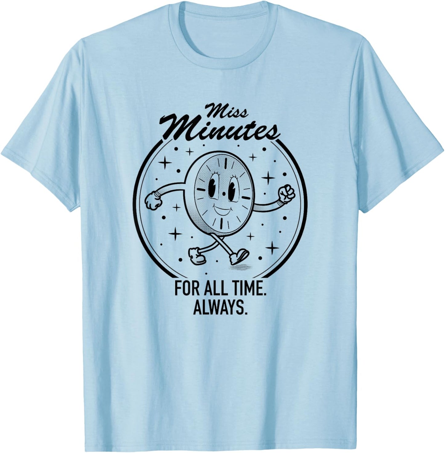 Marvel Loki Miss Minutes For All Time Always Orange T-Shirt - T-Shirt | Light Blue