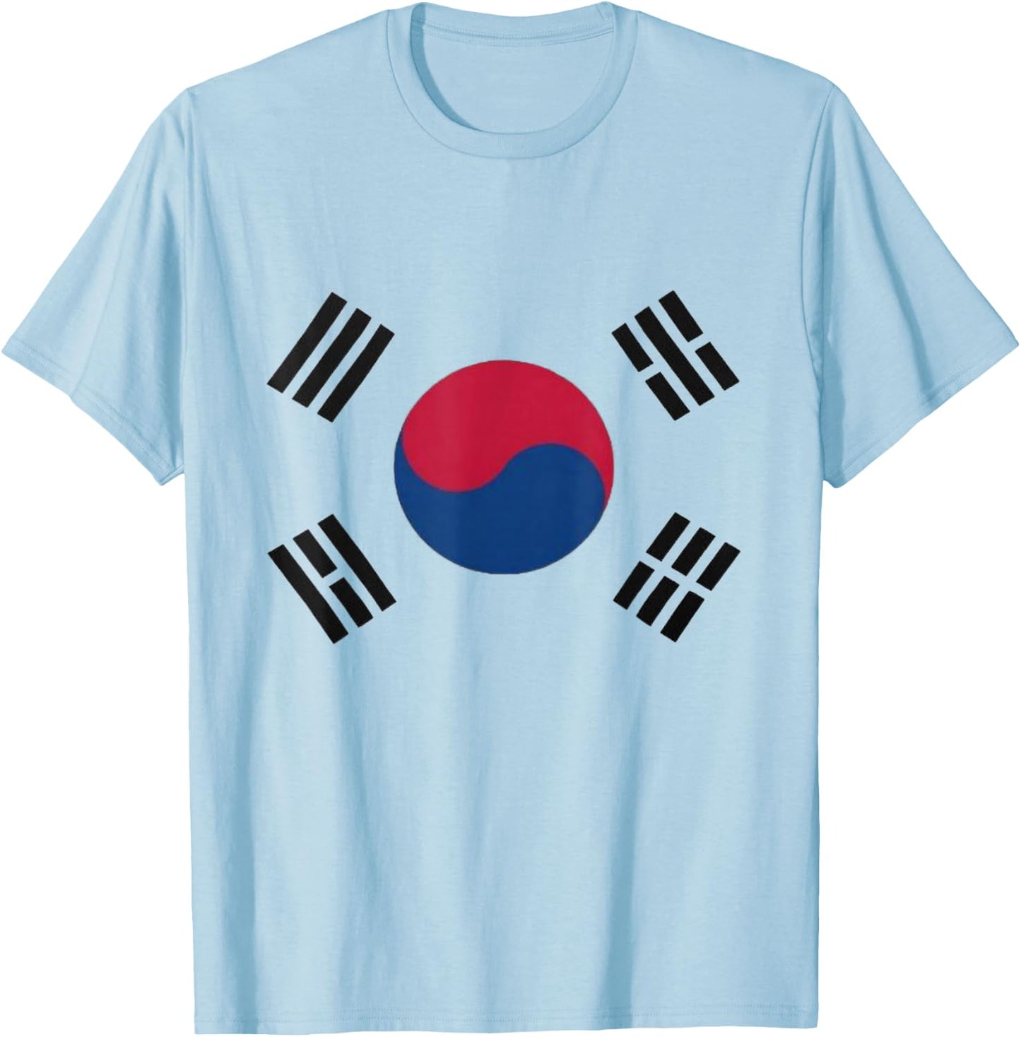 South Korea Korea Flag Women Youth Kids T-Shirt - T-Shirt | Light Blue