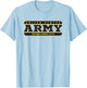 Military Army United States Established 1775 T-Shirt - T-Shirt | Light Blue