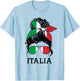 Italia Graphic Design for Girls Kid Italian Toodler T-Shirt - T-Shirt | Light Blue