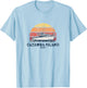 Catawba Island OH Vintage Boating 70s Retro Boat Design T-Shirt - T-Shirt | Light Blue